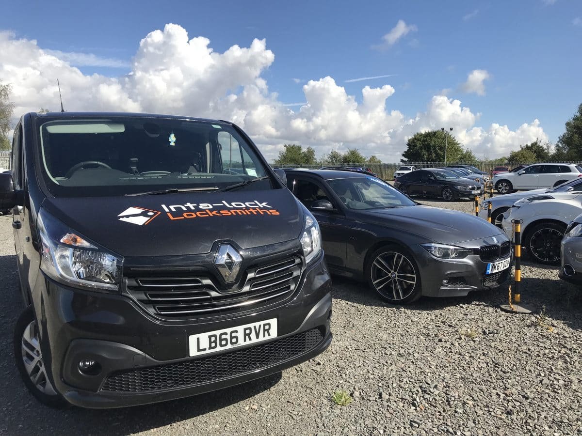 The Inta-Lock mobile auto locksmith van used for car key work across Leicester